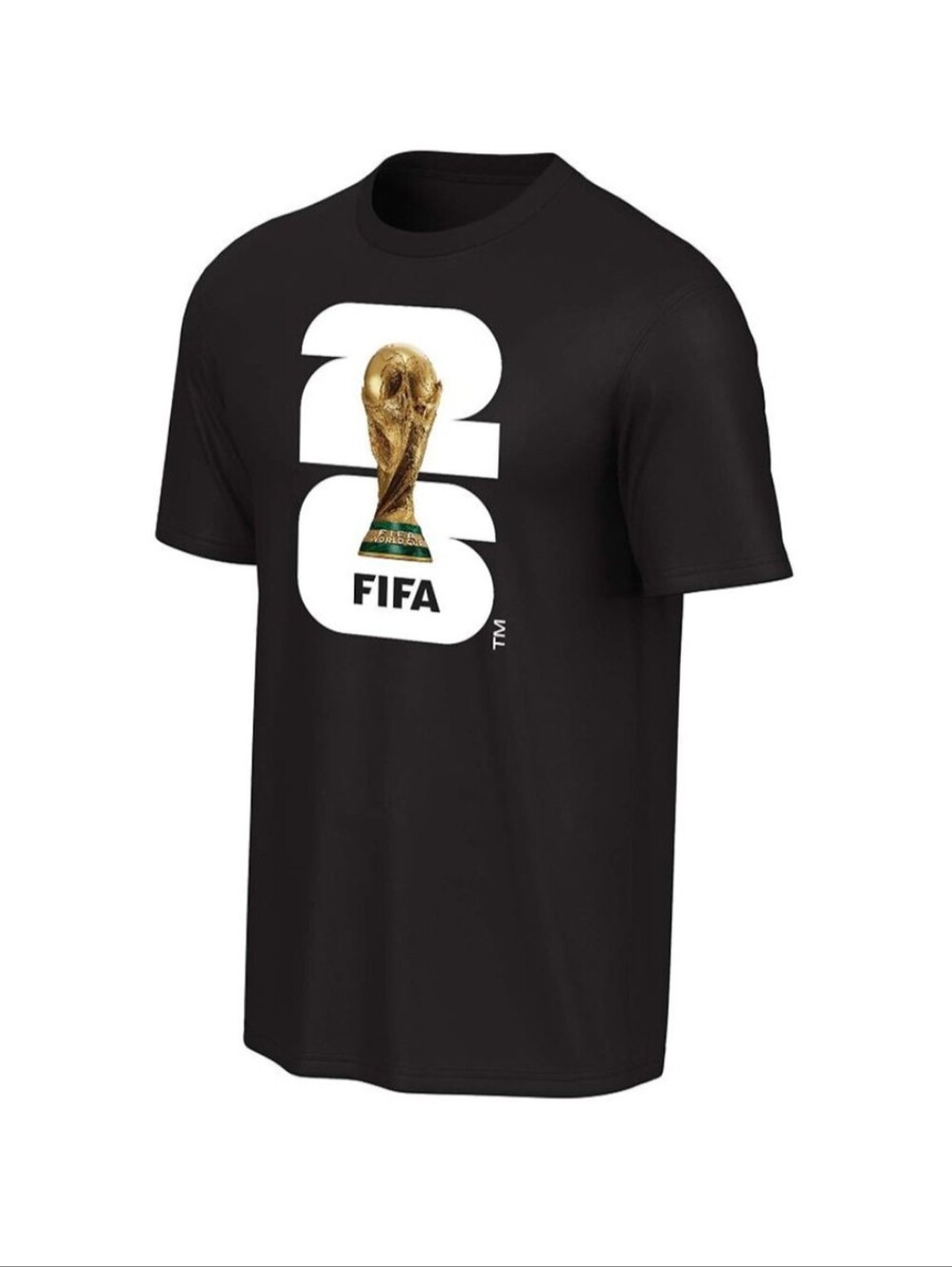 Men's FIFA World Cup Trophy T-Shirt XL Black Soccer Graphic Tee NWT ⚽